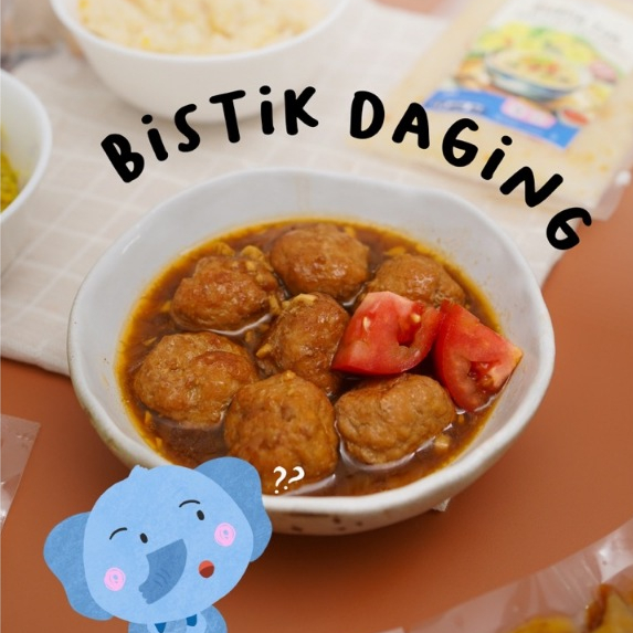 Bistik Daging Sapi Grass Fed by Kedai MPASI