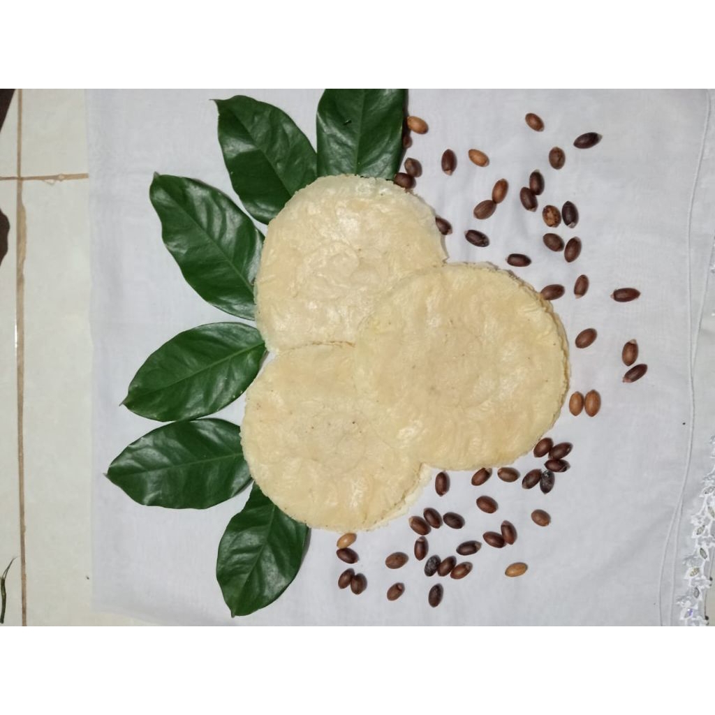 emping melinjo jumbo diameter 16 cm