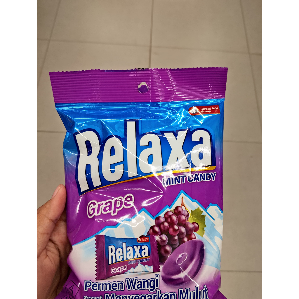 Relaxa Grape Permen Wangi 135gr