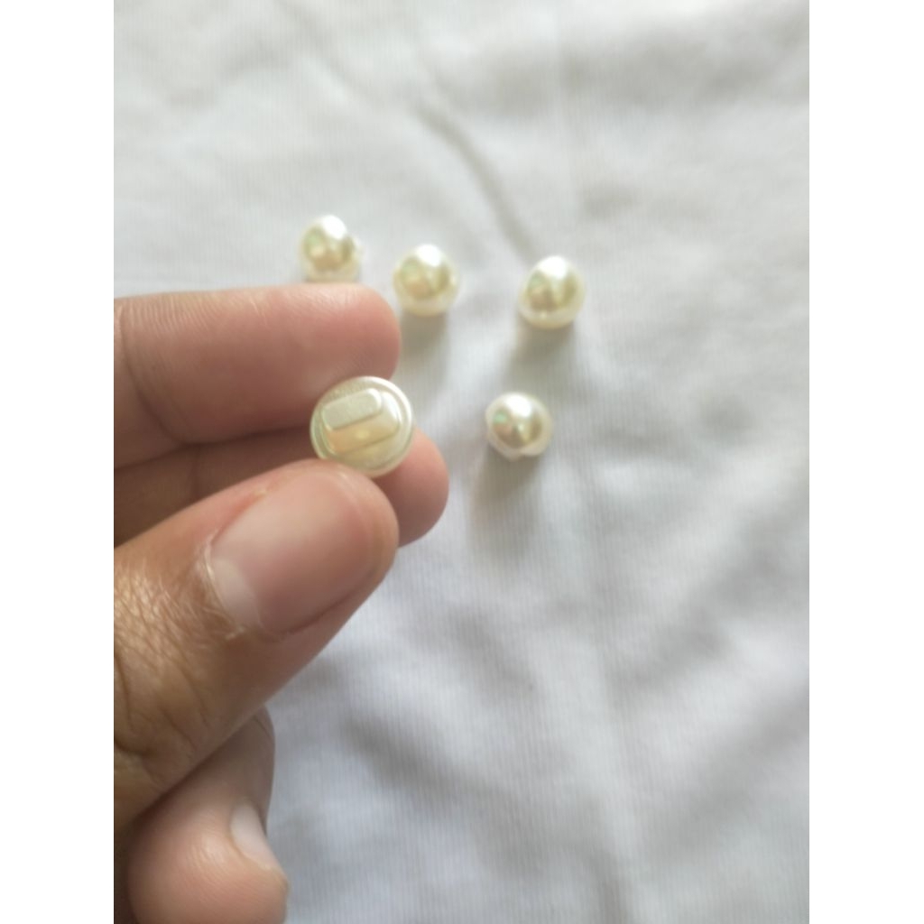 kancing hias mutiara 10mm /lusin