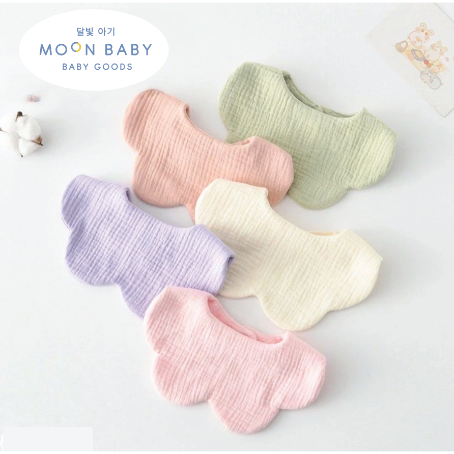 Baby Pastel Color Basic Bibs Celemek