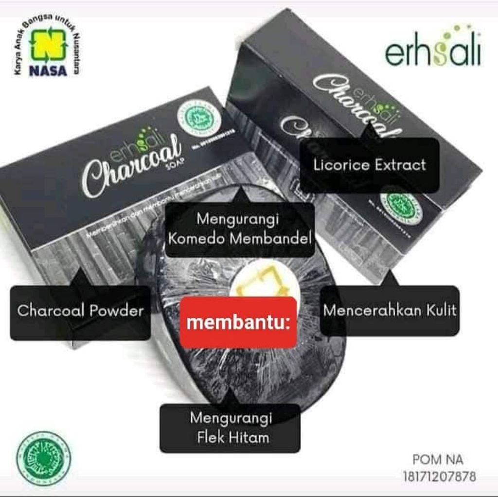 erhali charcoal soap