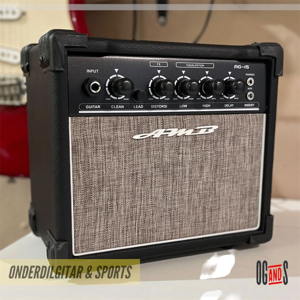 Amplifier ampli Gitar Mini delay distortion 15W