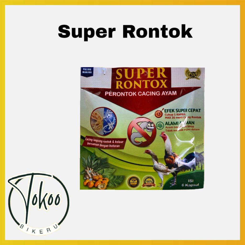 Super Rontox Perontok Cacing Ayam