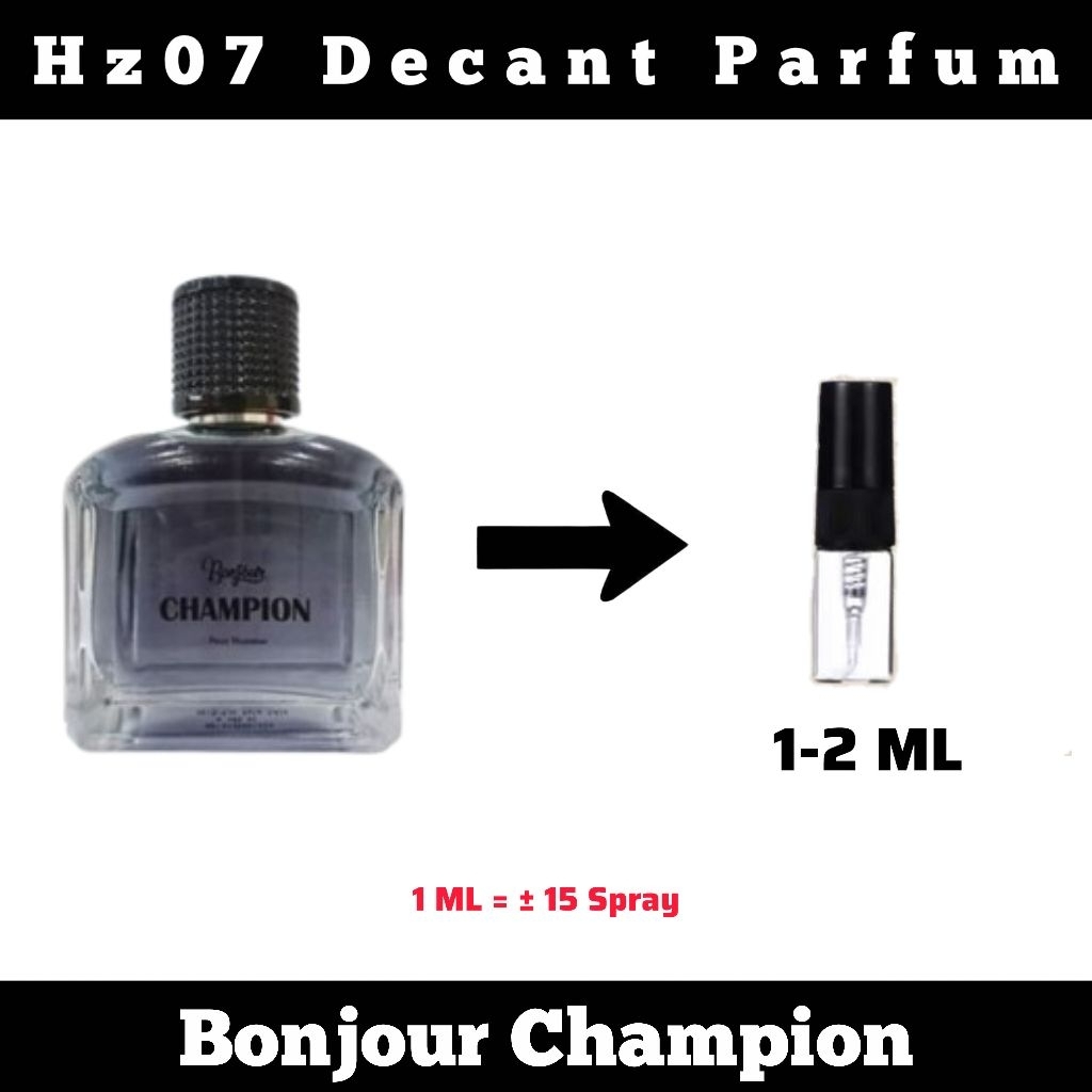 Decant Bonjour Champion Extrait De Parfum 1 ML & 2 ML