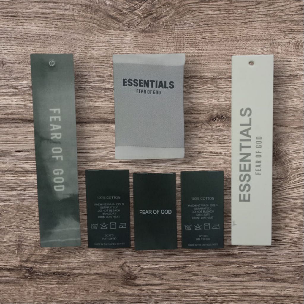 tag label esensial no patch karet