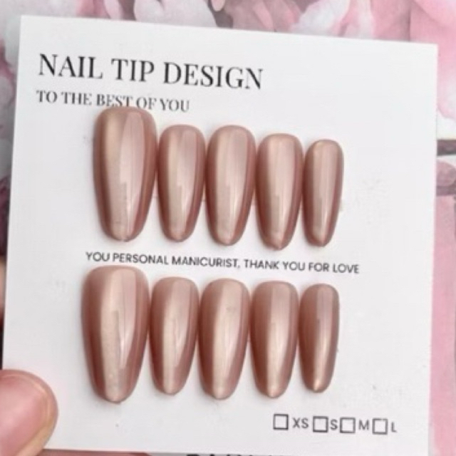 press on nails cat eye