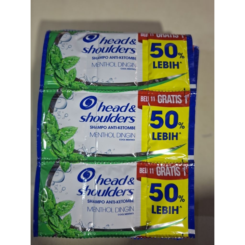 shampo head&shoulder renteng