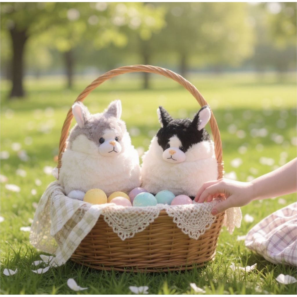 Boneka Kucing Anggora 30cm