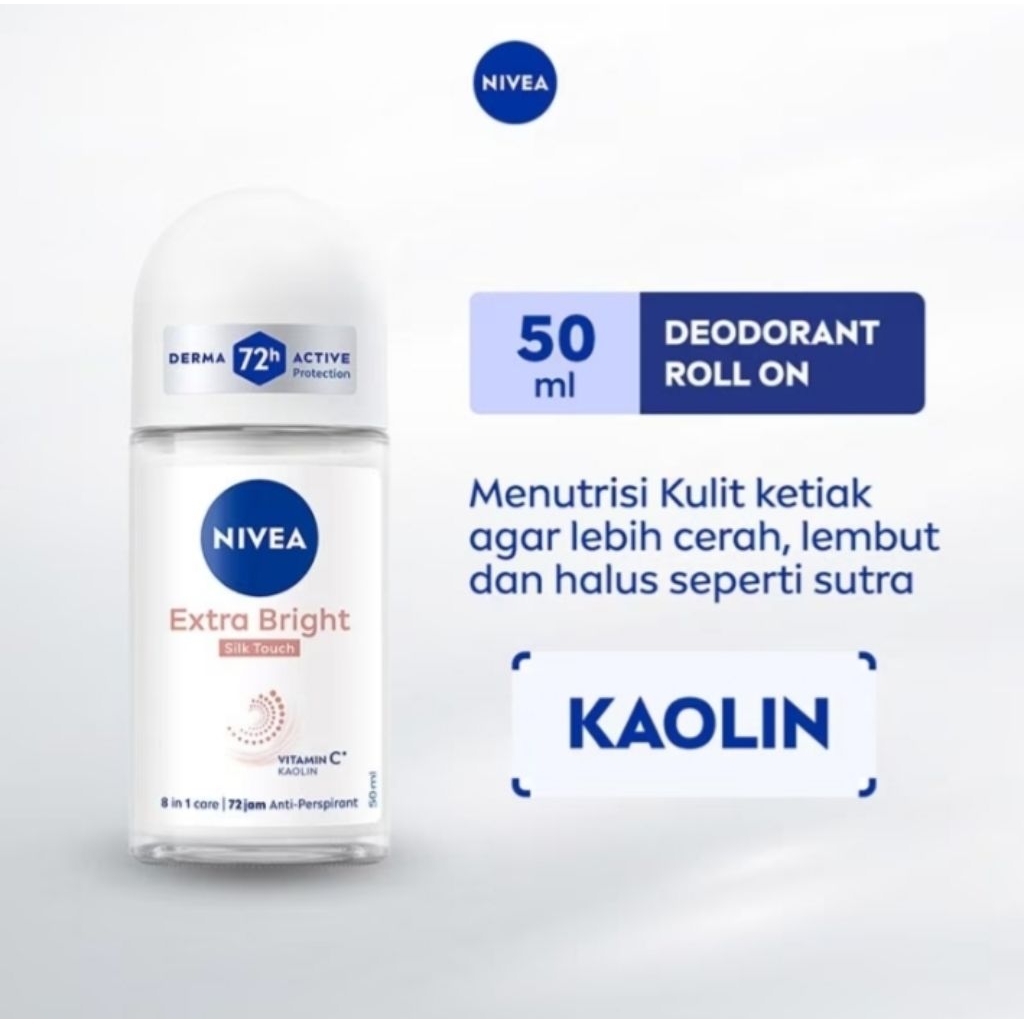 NIVEA Deodorant Cewek Silk Touch 50ML