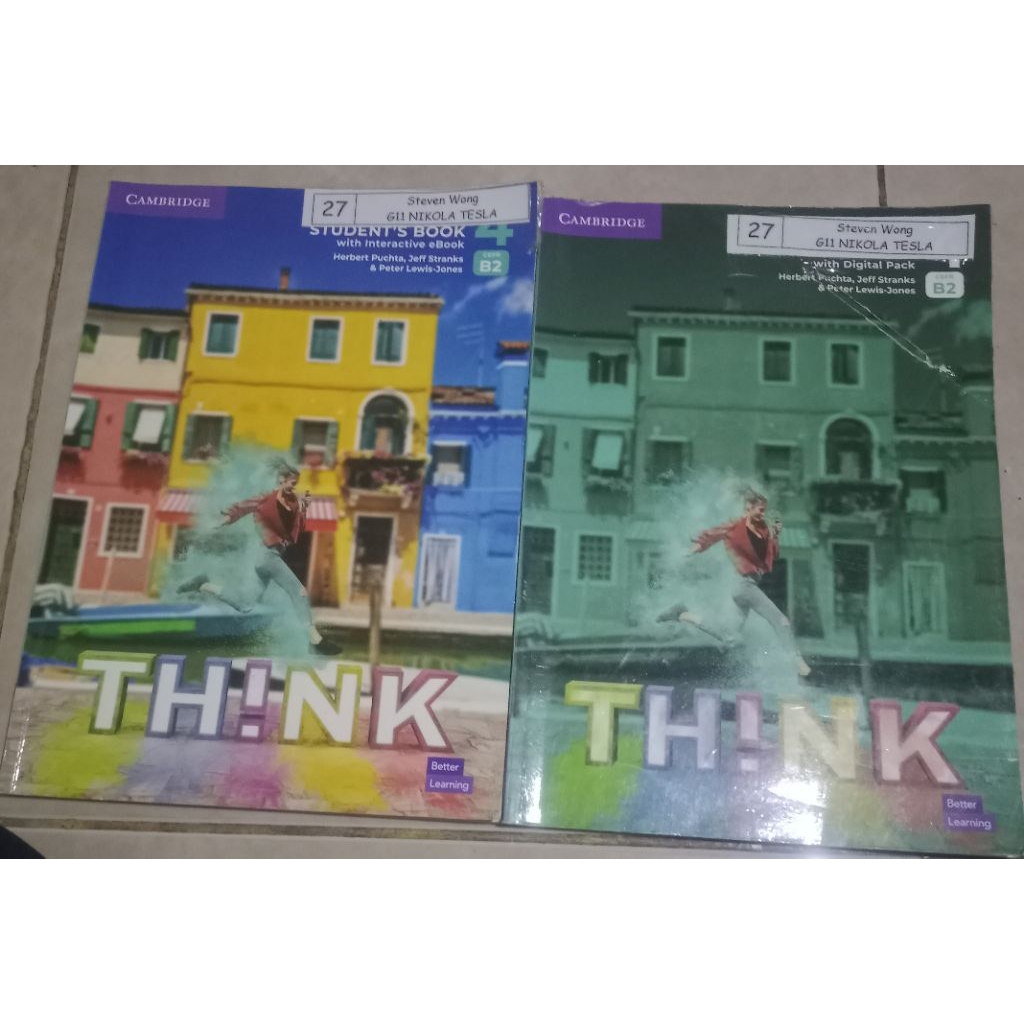 Think second edition student book dan workbook B2