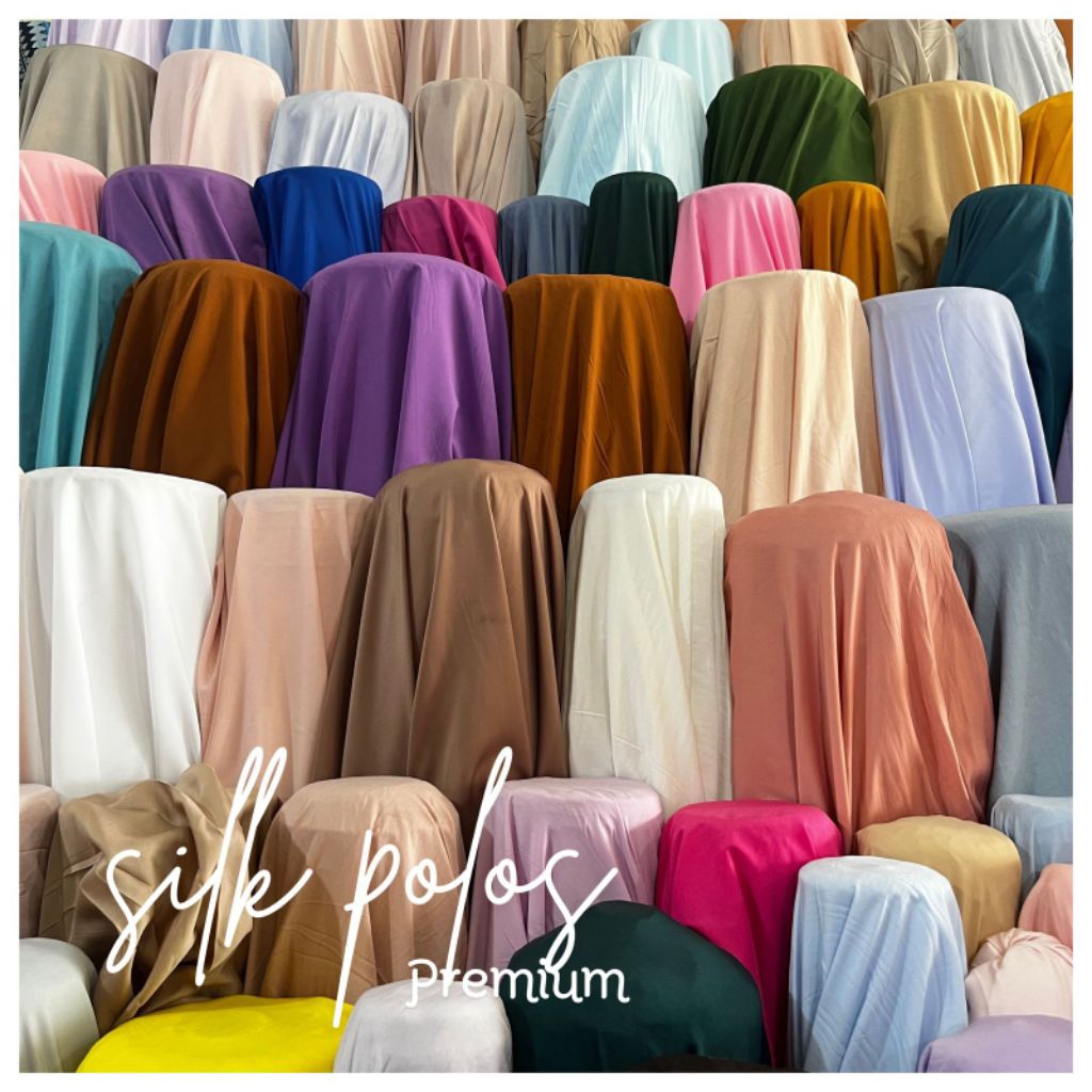 kain silk premium polos