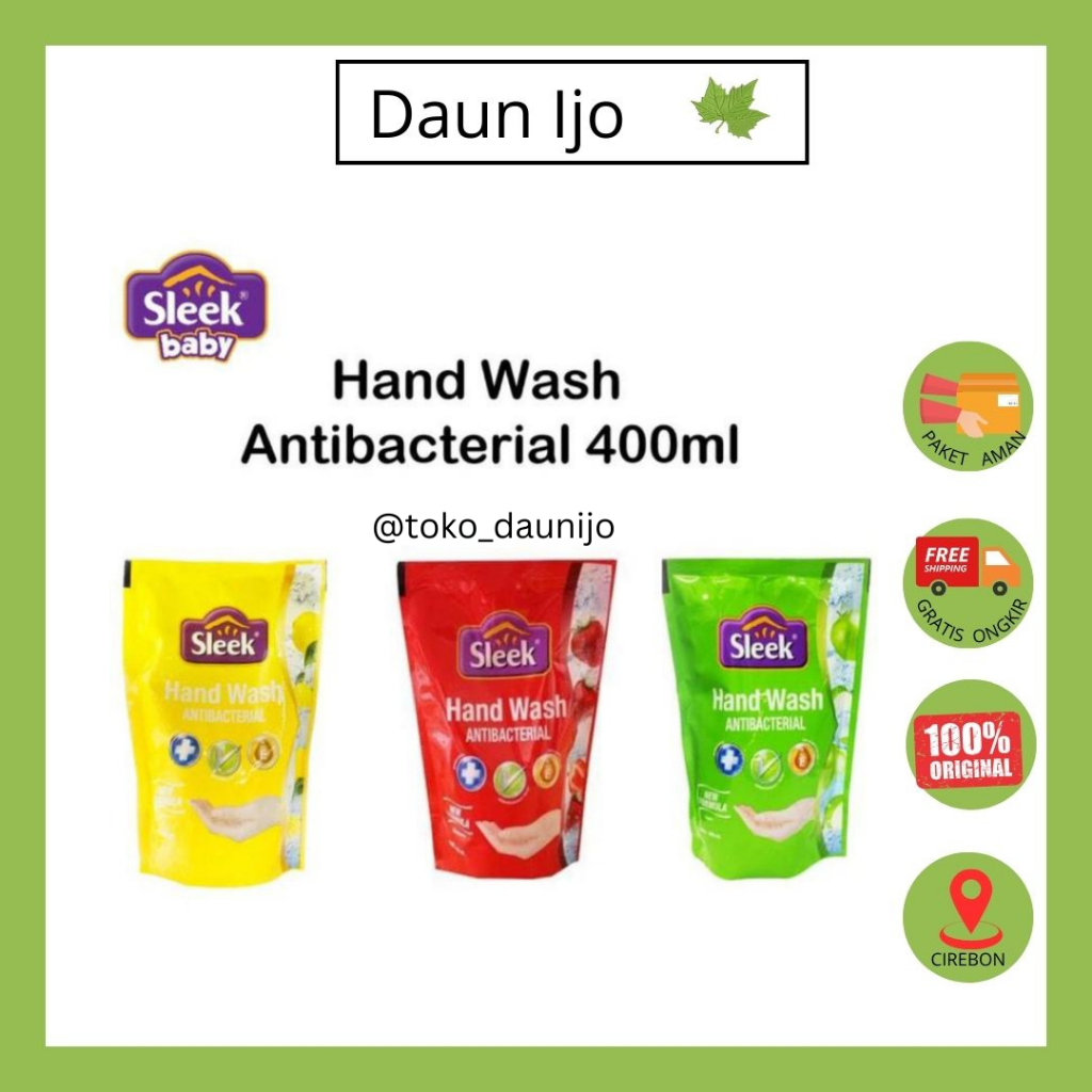 SLEEK HAND WASH REFILL POUCH 400ML