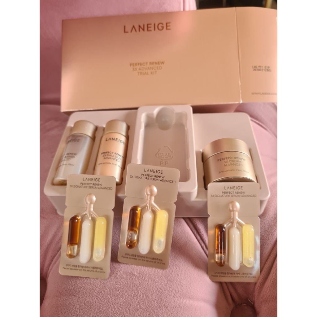laneige trial kit perfect renew 3x