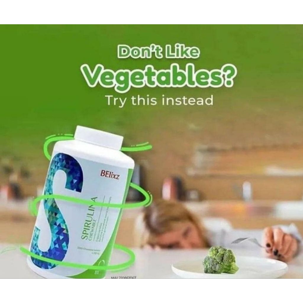 spirullina 500tablet original 100%