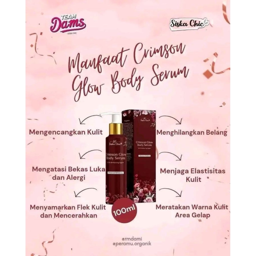 Body Serum crimson.