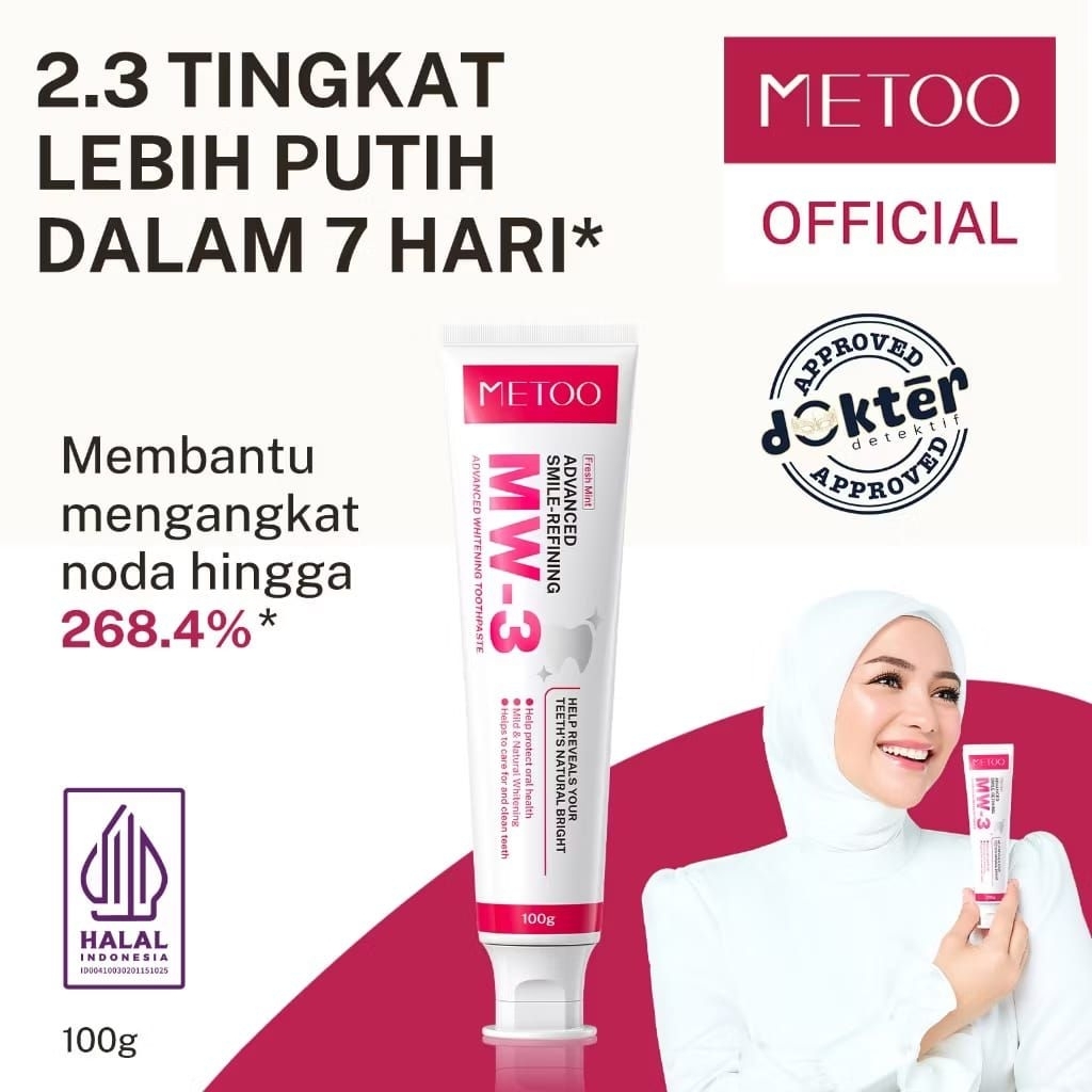METOO MW-3 Advanced Whitening ToothPaste
