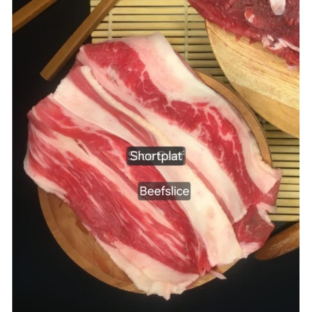 Shortplate Sliced Beef 500gr