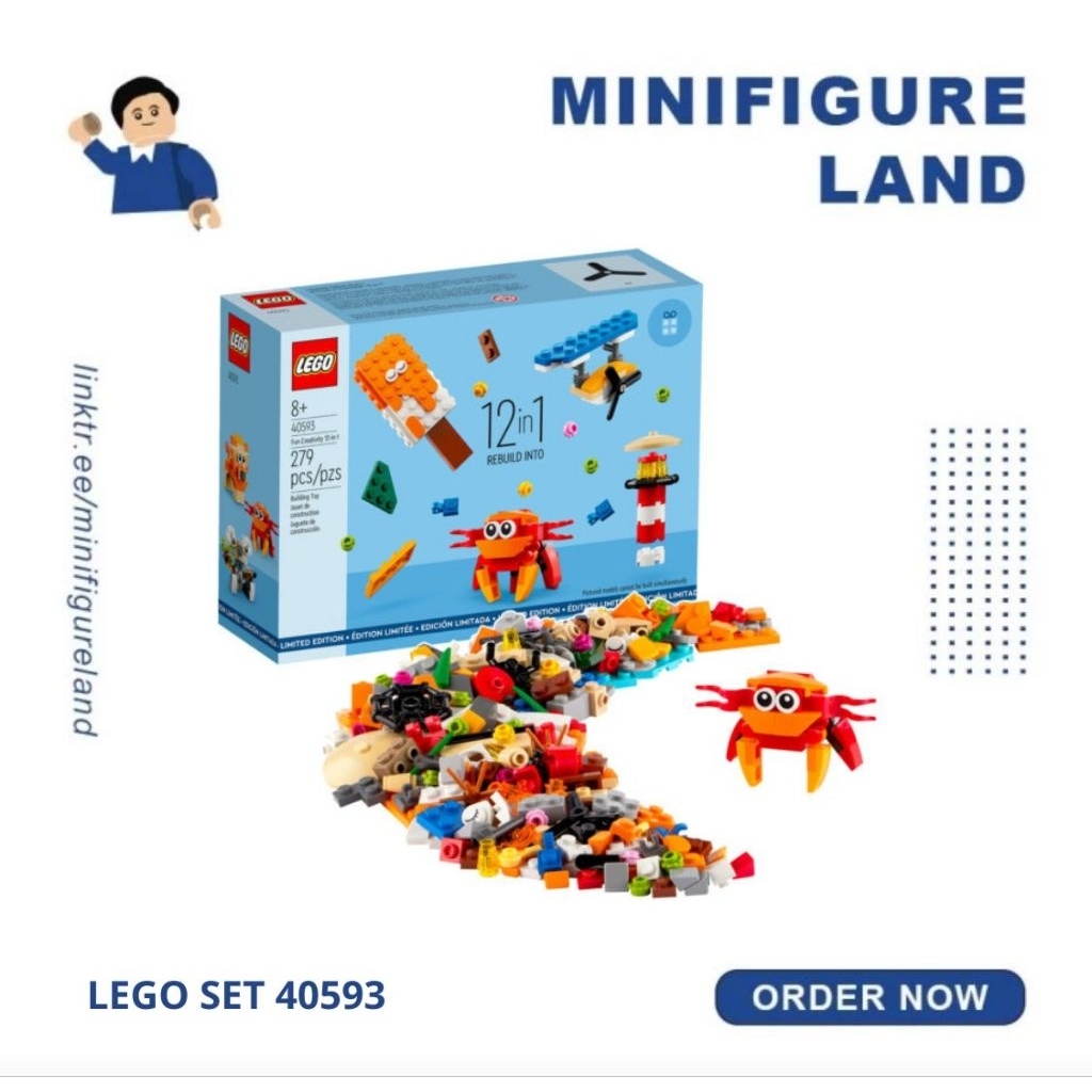 LEGO SET - 40593 - FUN CREATIVITY 12 IN 1