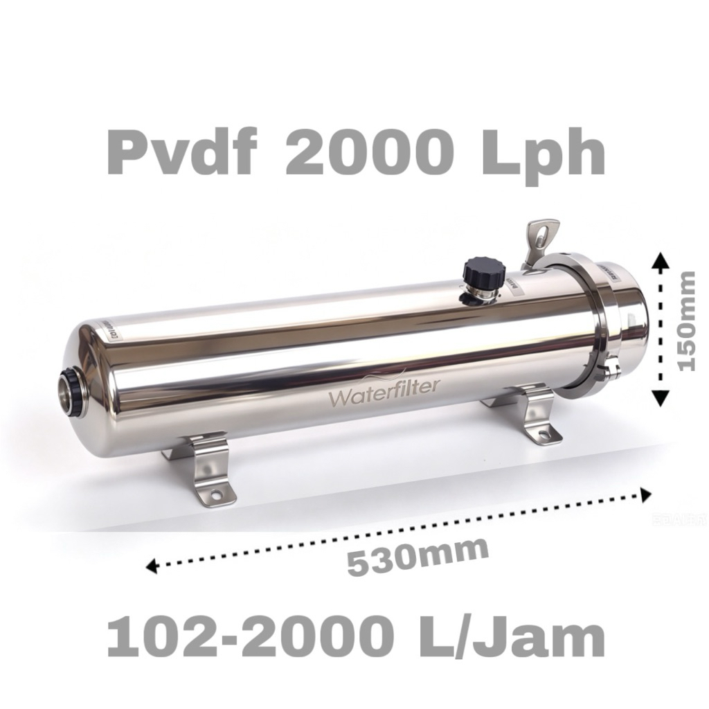 PVDF 2000 Liter/Jam Water Filter