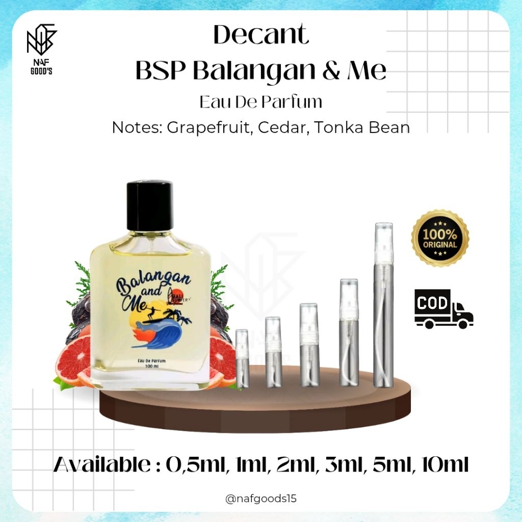 Decant Parfume BSP Balangan & Me