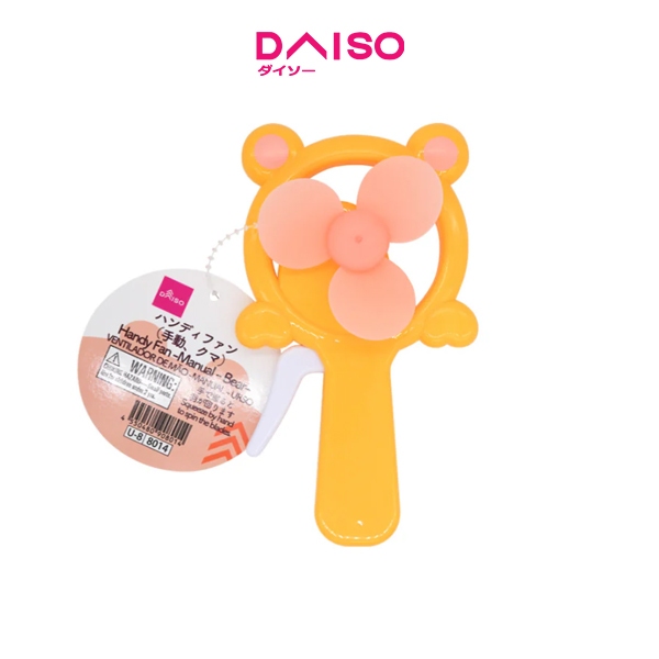Daiso Handy Fan -Manual - Bear-