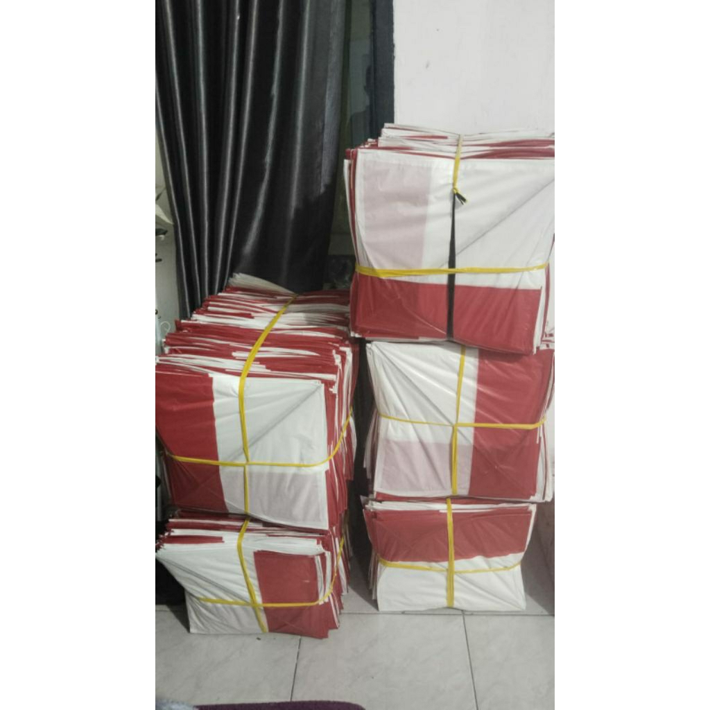 layangan kertas merah putih 20pcs
