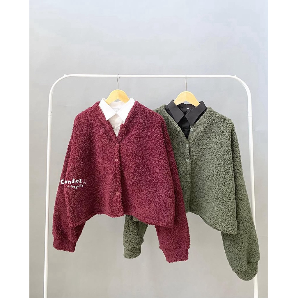 Asya oversized outer/outer wanita