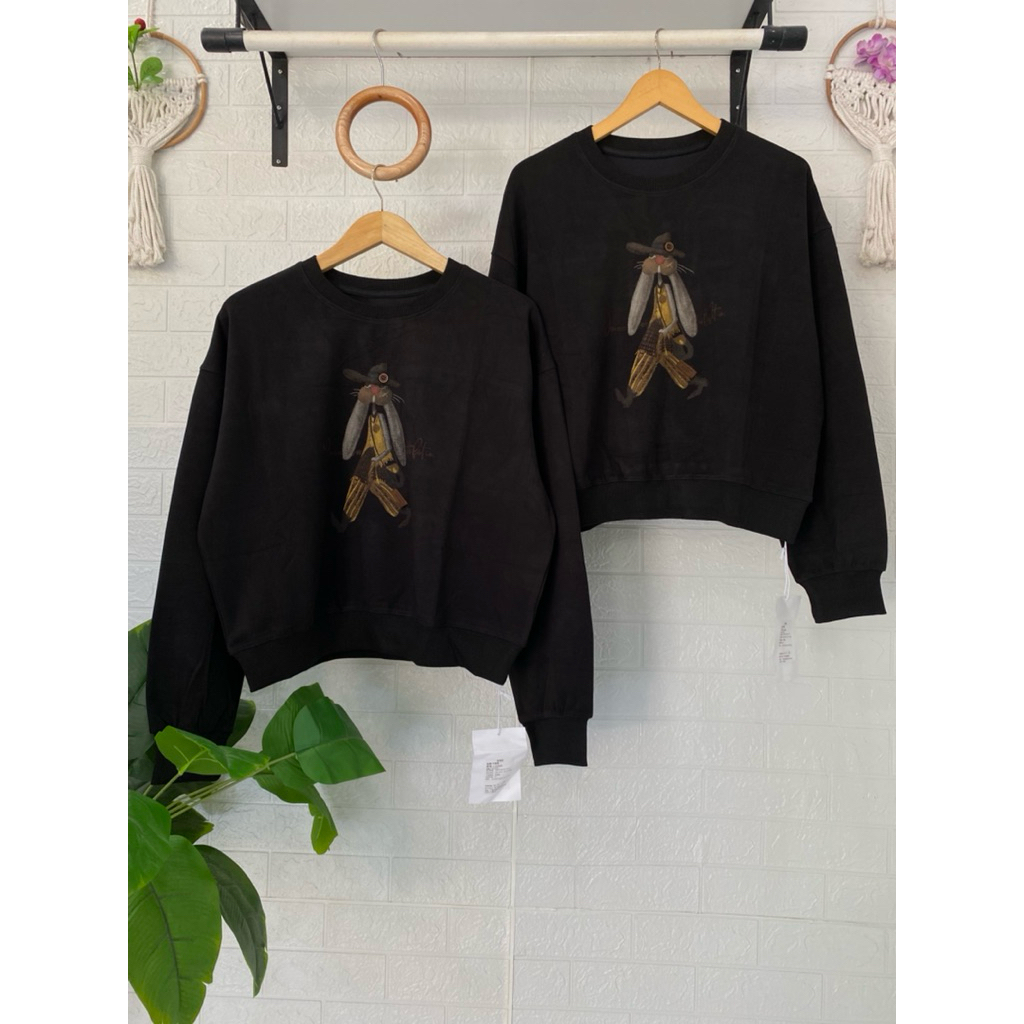 sweater over size super lembut