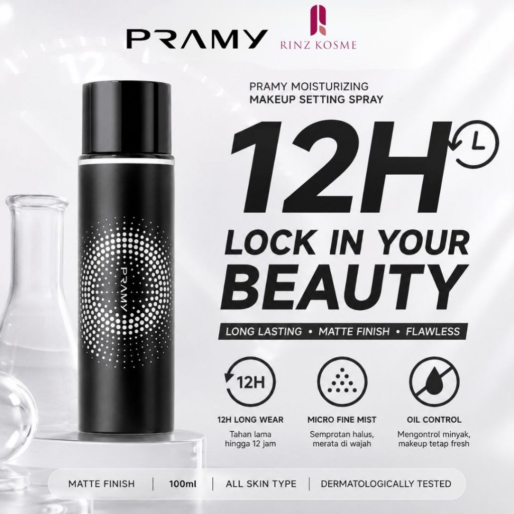 PRAMY MOISTURIZING MAKEUP SETTING SPRAY MATTE FINISH