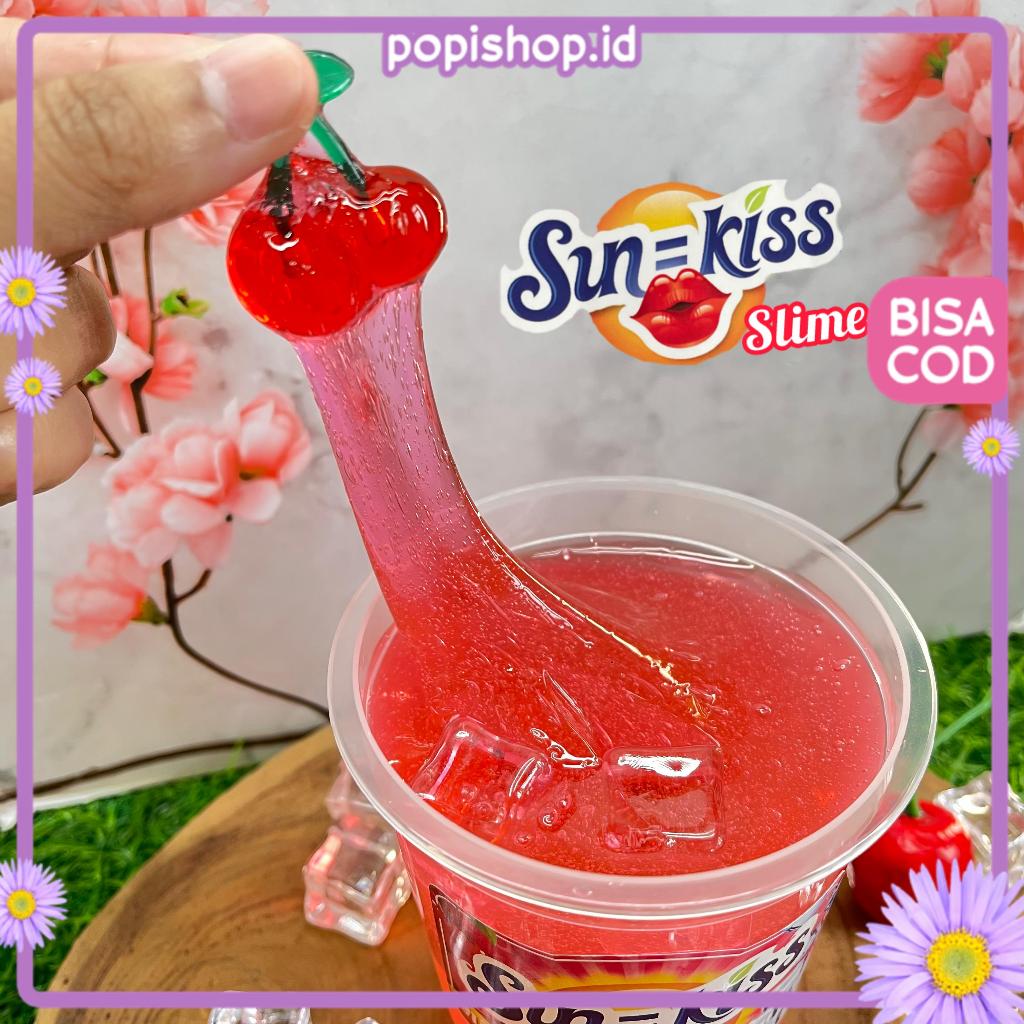 Jelly Clear SLIME SUN=KISS - Cherry Ice