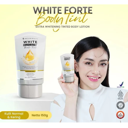 MS GLOW - WHITE FORTE BODY TINT - 150 GR