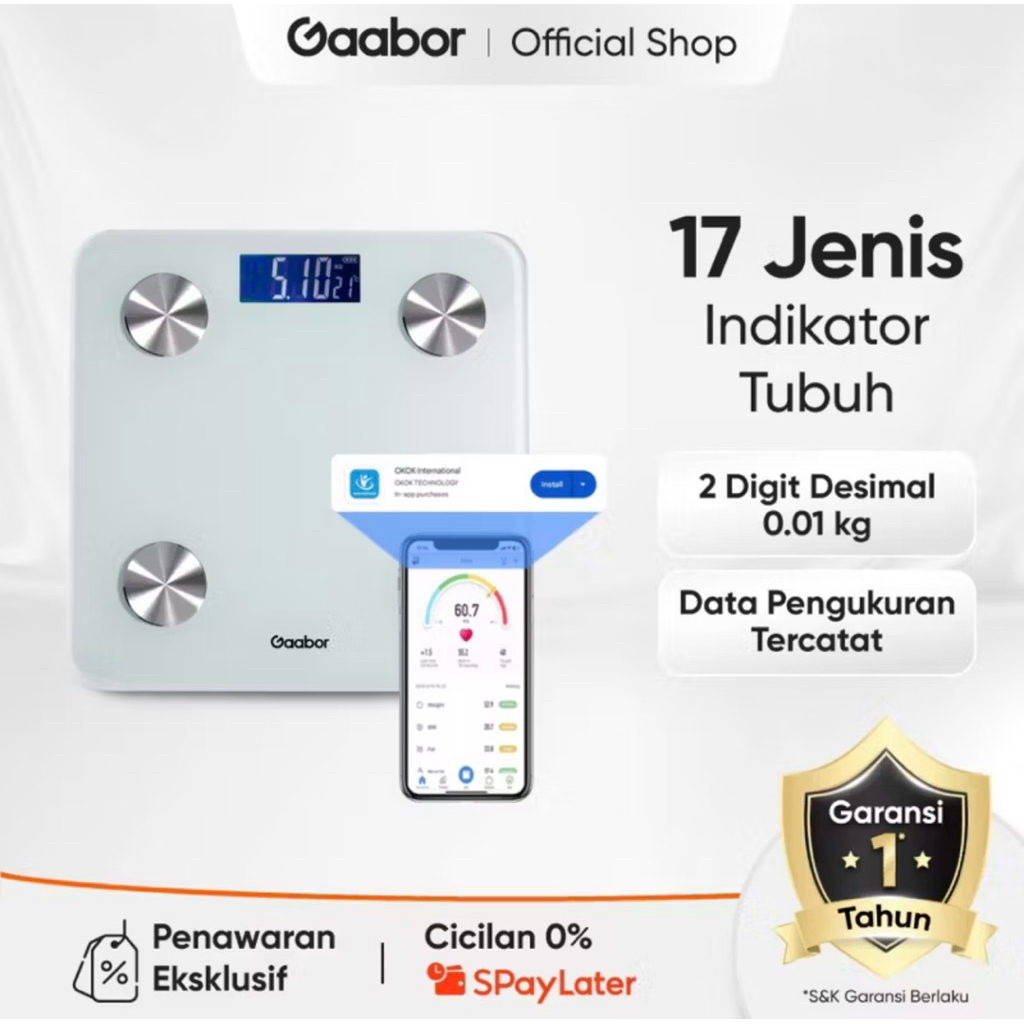 Gaabor Timbangan Digital