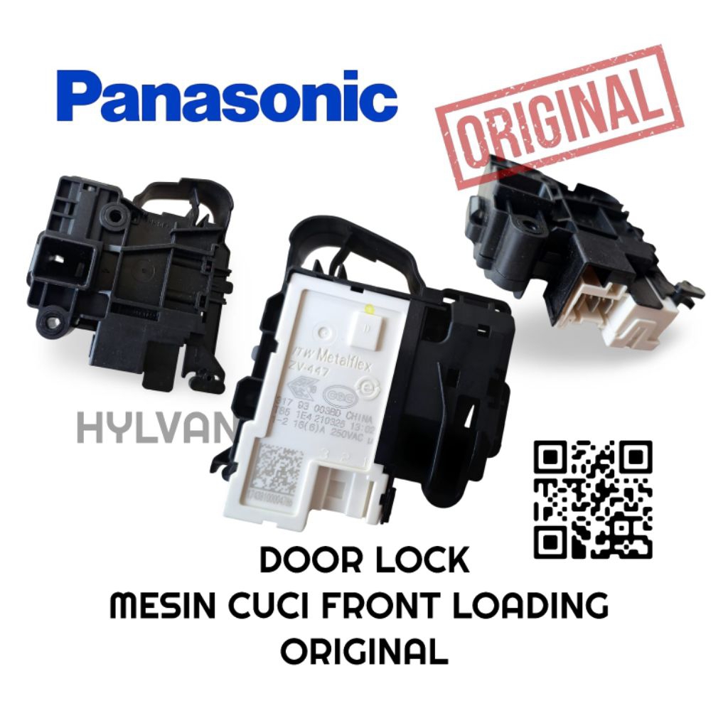 DOOR LOCK MESIN CUCI FRONT LOADING PANASONIC ORIGINAL