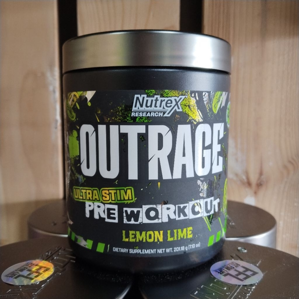 NUTREX OUTRAGE 30 SERVING LEMON LIME