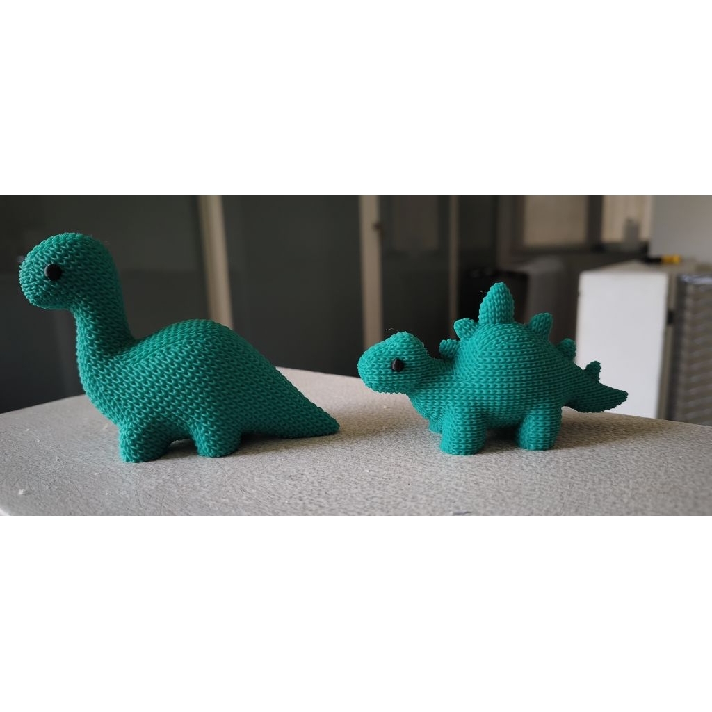 PLA knite dino 3D printing