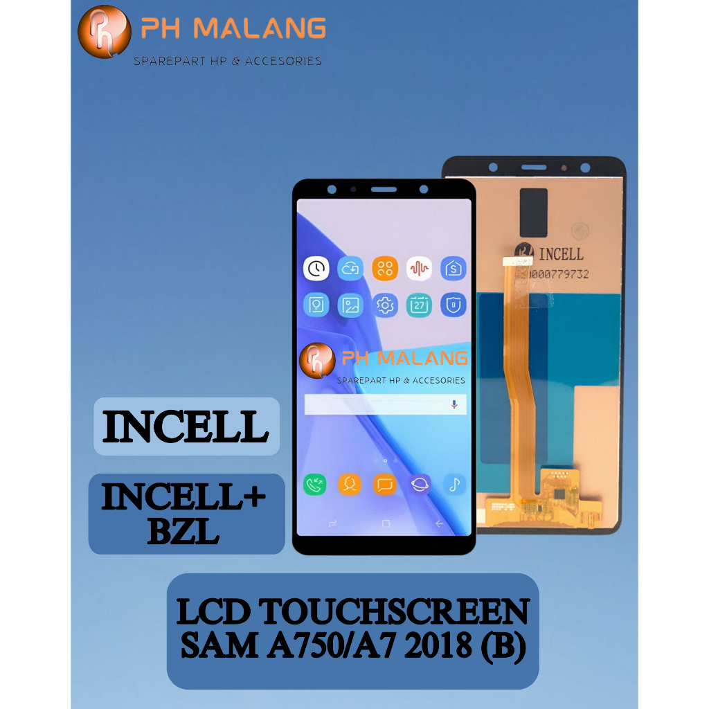 pulauhp _part Lcd Sam A750 / A7 2018 & Touchscreen