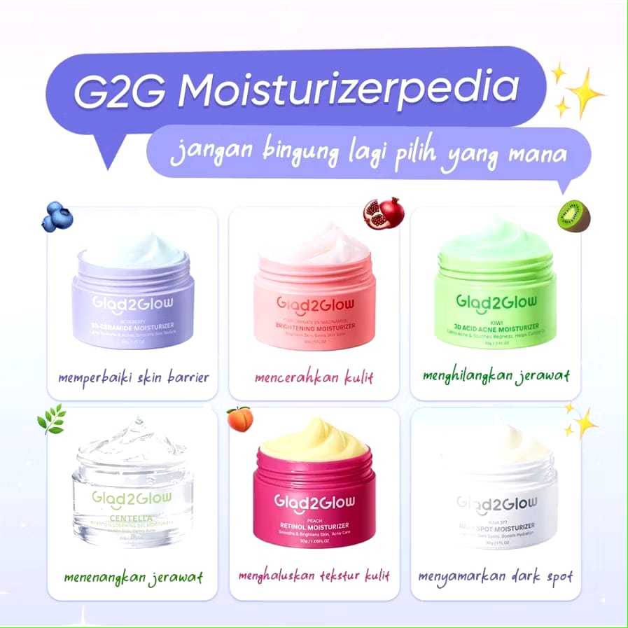 Glad2Glow Moisturizer Series
