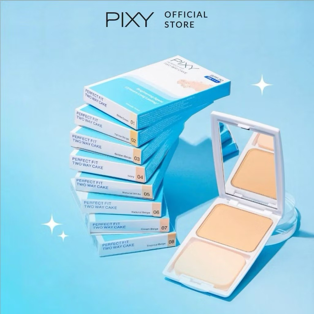 PIXY Perfect Fit Two Way Cake Reguler Kaca