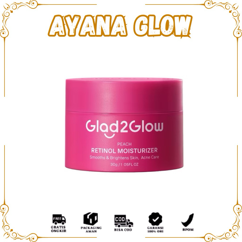 Glad2Glow Peach Retinol Moisturizer