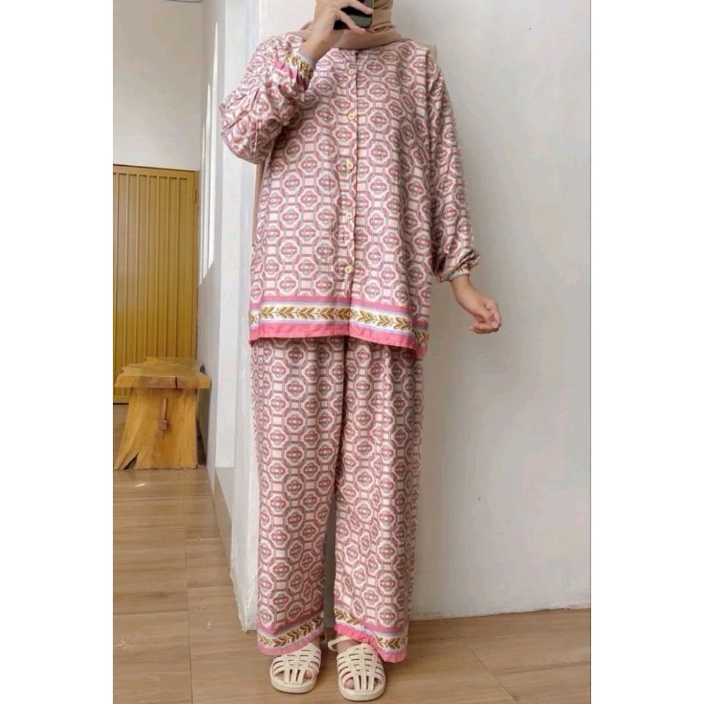 Setelan/One Set Rayon | Piyama Rayon