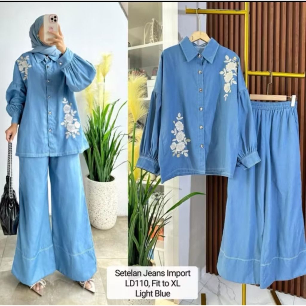 Setelan Jeans import
