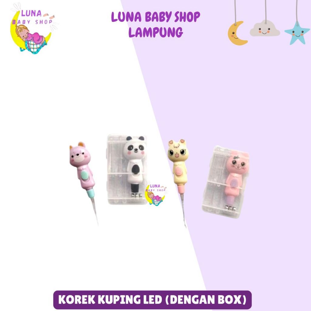 Korek Kuping Lampu With Case
