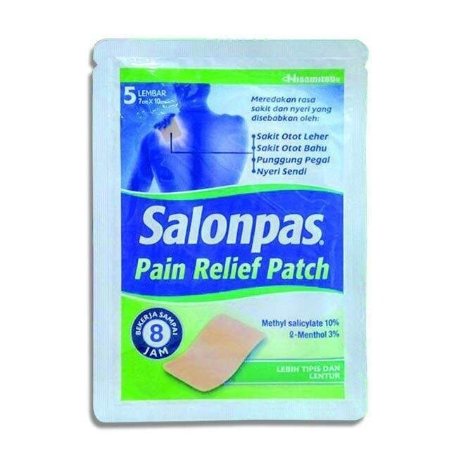 SALONPAS PAIN RELIEF PATCH 5 LEMBAR