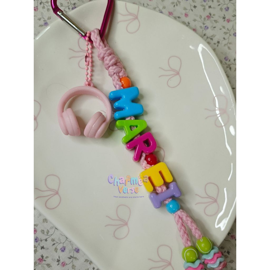 Spell Your Name - Custom Bagcharm