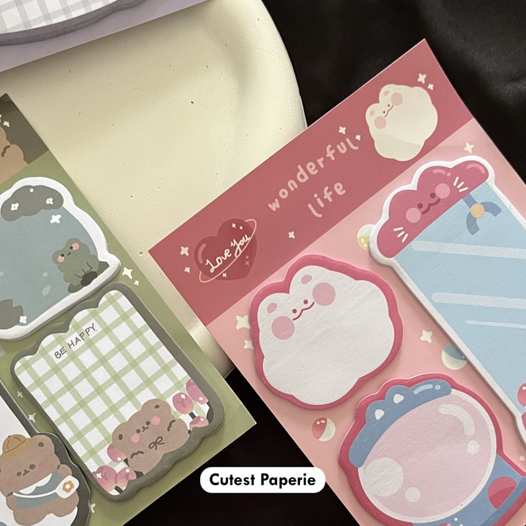 STICKY NOTES LUCU CUTE ISI 3 MEMO