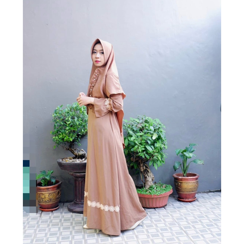 PRELOVED SET GAMIS MOCCA