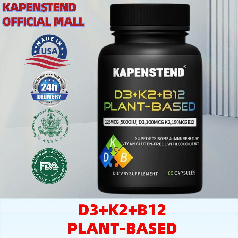 Kapenstend D3 K2 B12 Plant-Based Complex 60 Capsules