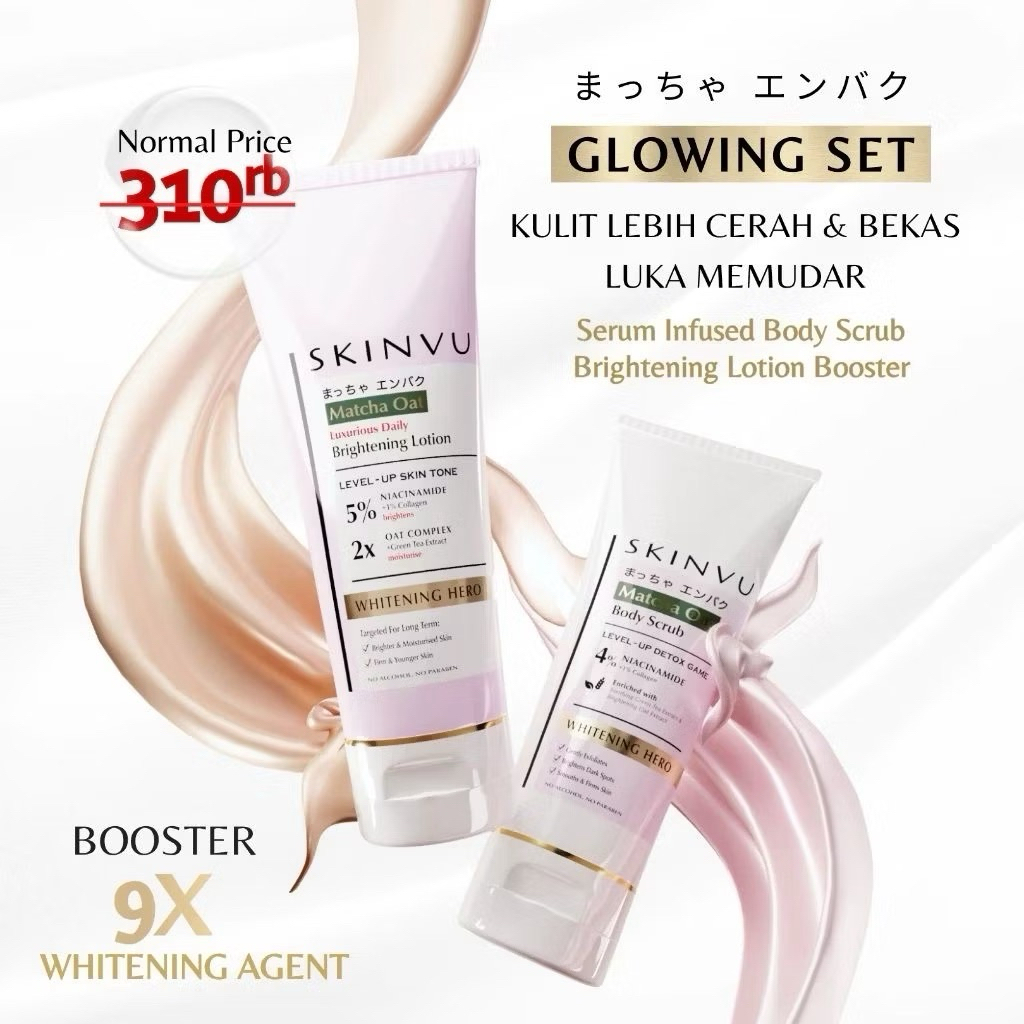 SKINVU LOTION dan SCRUB