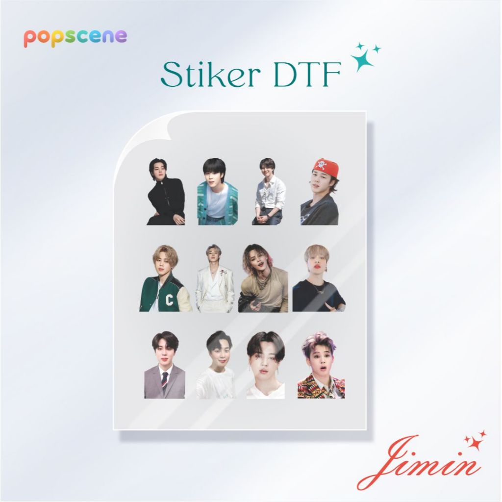Stiker DTF UV  - Jimin BTS